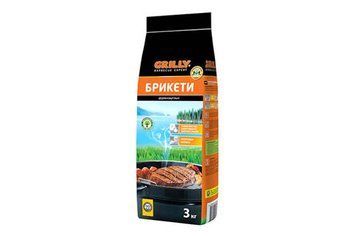Брикети деревно-вугільні 3 кг Grilly GR-65188 GR-65188 фото