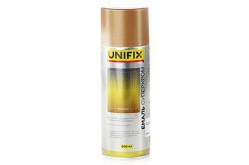 Емаль акрилова Суперхром із дзеркальним ефектом Золото 400 мл UNIFIX 941036 941036 фото