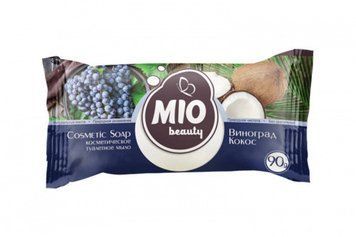 Мило туалетне тверде косметичне Виноград Кокос 90 г ТМ Mio Beauty 055578 055578 фото