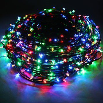 Гирлянда новогодняя светодиодная, 500 LED лампочек, 32 метра. Микс (Разноцветная) RD7137 фото