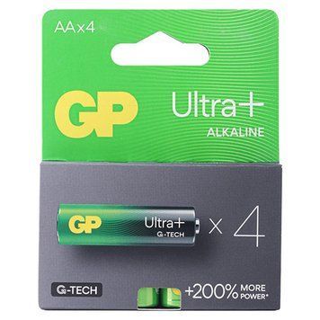 Батарейка GP ULTRA PLUS ALKALINE 1.5V 15AUP21-SB4 лужна, LR6, АА 4891199203923 фото