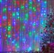 Гирлянда Новогодняя Светодиодная Штора, 120 LED-лампочек, 1,5x1,5 метра (с режимами), Разноцветная RD7176 фото 2