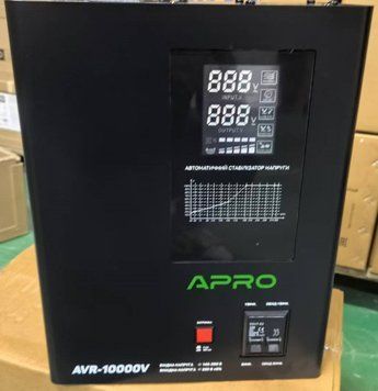 Стабілізатор напруги релейний AVR-10000V (підвісний) APRO 852029 852029 фото