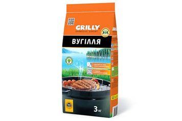 Вугілля деревне 3 кг Grilly GR-65192 GR-65192 фото