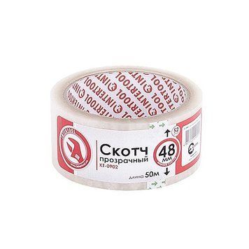 Скотч прозрачный 48мм*50м*52мкм INTERTOOL KT-0902 KT-0902 фото
