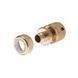 Коннектор латунный с аквастопом 1/2" на шланг 1/2" STORM GE-1219 фото 3