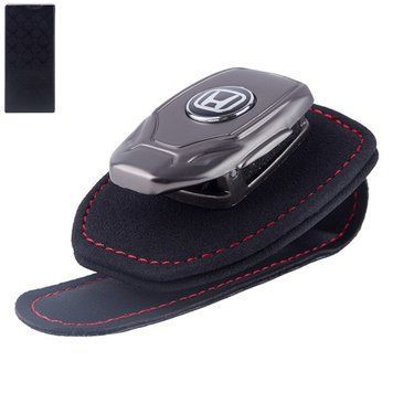Тримач/затискач для окулярів шкіра. HONDA Glasses Holder HN фото