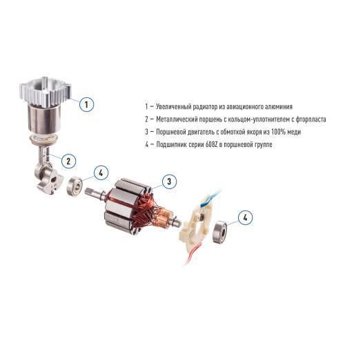 Компрессор "ViTOL" K-50 150psi/15Amp/40л/прикуриватель (K-50) K-50 фото