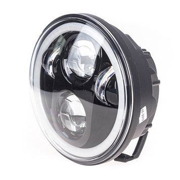Фара врезная LED 7" 2шт H4 и переходниу под H11 10088 (LED 7") LED 7" фото