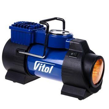 Компрессор "ViTOL" K-60 150psi/15Amp/40л/фонарь/прикуриватель (K-60) K-60 фото