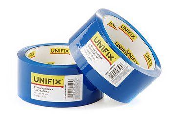 Лента клейкая упаковочная синяя 45 мм 200 SKBL-5400266 UNIFIX SKBL-5400266 SKBL-5400266 фото