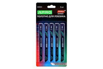 Полотно для лобзика (дерево) 100/75мм 2,5 мм 10TPI чистый прямой T101B APRO 830604 830604 фото