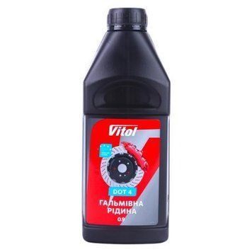 Гальмівна рідина VITOL DOT-4 (820г/0,9 л) VBF900 фото