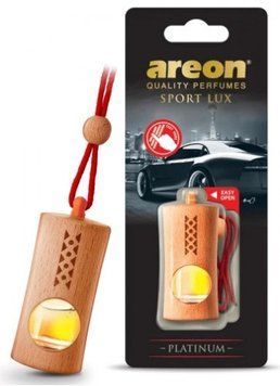 Ароматизатор Fresco Sport Lux підвіска з рідиною Платина (Platinum) Areon 085010 085010 фото