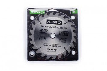 Диск пиляльний для дерева 180х22,2х24T APRO 830133 830133 фото