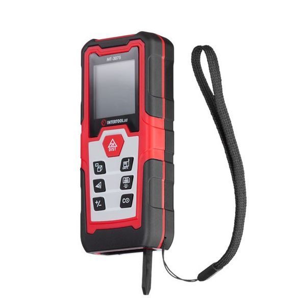 Дальномер лазерный 50м, откидная ножка INTERTOOL MT-3075 MT-3075 фото