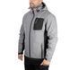Куртка SOFTSHELL світло&nbsp;сіро-чорна, з капюшоном, тришарова, INTERTOOL SP-3125 SP-3125 фото 1