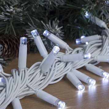 Гирлянда Новогодняя Нить Уличная 100LED 10м 220В, Цвет ламп Белый RD7097 фото