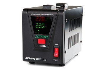 Стабилизатор напряжения релейный AVR-500, 400Вт APRO 852005 852005 фото