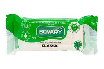 Мыло хозяйственное твёрдое (бел.) Bovary 72% Classic 125г 078194 078194 фото