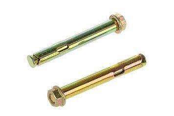Анкер с кожухом и гайкой М10/12*75 цинк жёлтый (пач 10шт) APRO SRTR1012075 SRTR1012075 фото