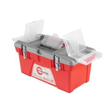 Скринька для інструментів з металевими замками INTERTOOL BX-0518 BX-0518 фото
