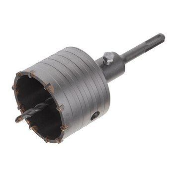 Комплект: сверло корончатое по бетону 75 мм+Переходник SDS Plus 100мм INTERTOOL SD-7075 SD-7075 фото