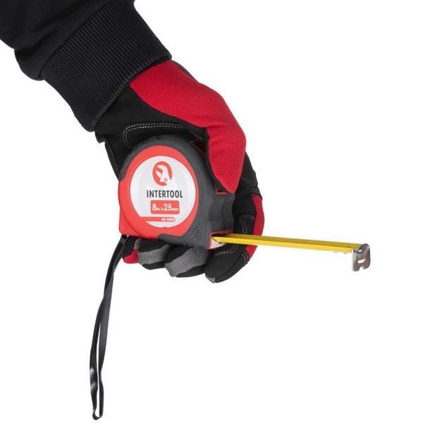 Рулетка с фиксатором 8м*25мм INTERTOOL MT-0408 MT-0408 фото