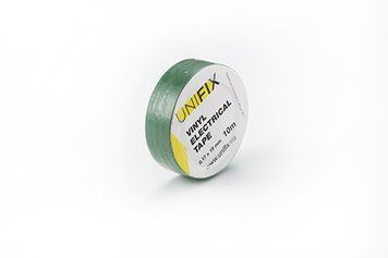 Ізоляційна стрічка зелена 0.17х18мм 10 м (пачка, красно 10 шт.) APRO ETU-10G ETU-10G фото