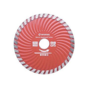 Диск отрезной Turbo, алмазный 125 мм, 22-24% INTERTOOL CT-2007 CT-2007 фото