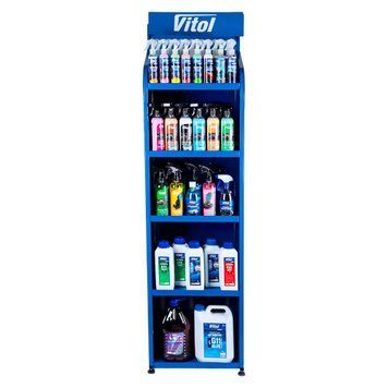 Стойка для автохімії 350х350х1700 Vitol SVitol big-07 фото