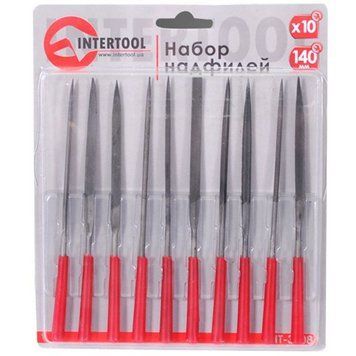 Набор надфилей 10 шт., 140 мм INTERTOOL HT-3708 HT-3708 фото