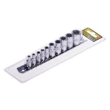 Alloid. Набір торц головок зовнішній торк 1/4"-3/8"DR Е4-Е18, 10 Предм. (НГЕ-418Б) НГЕ-418Б фото