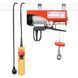 Лебедка электрическая 220/230В, 500Вт, 125/250 кг, трос 3.0мм*12м INTERTOOL GT1481 GT1481 фото 3