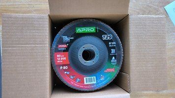 Круг лепестково-торцевой керамический Р80 конус 125х22.2мм (Т29) (КЛТ) APRO PRO 830491 830491 фото