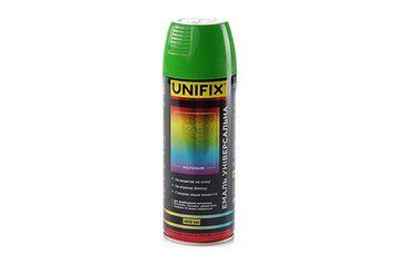 Эмаль универсальная акриловая RAL 6018 Желто-зеленый гл. 400мл UNIFIX 951027 951027 фото