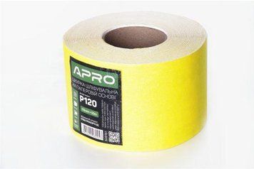 Бумага шлифовальная APRO P220 115мм*50м рулон (бумажная основа) 828164 828164 фото