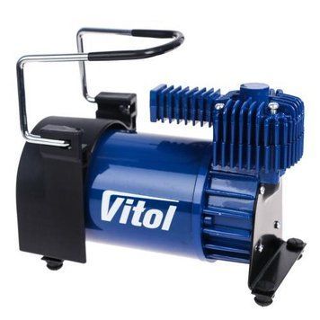 Компресор "ViTOL" K-55 150psi/23Amp/50 л/шланг 5,0 м з дефлятором/клемами (K-55) K-55 фото