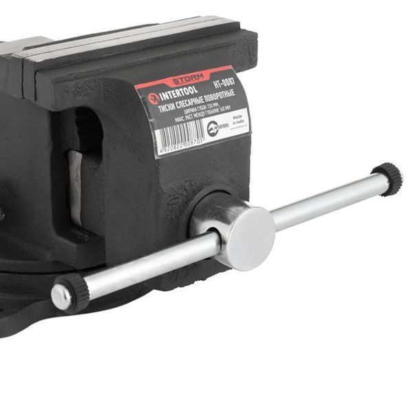 Тиски слесарные поворотные 150мм STORM INTERTOOL HT-0087 HT-0087 фото