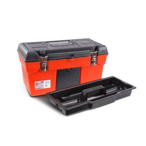 Ящик для інструменту з металевими замками 19" 483x242x240 мм INTERTOOL BX-1119 BX-1119 фото