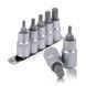 Набор сплайнов на планке М5,6,8,10,12-1/2", 5ед. INTERTOOL HT-1850 HT-1850 фото 2