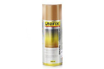 Эмаль акриловая Суперхром с зеркальным эффектом Бронза 400мл UNIFIX 941038 941038 фото
