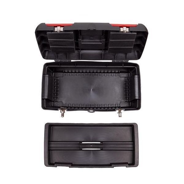 Ящик для інструментів з металевими замками, 24", 610*255*251 мм INTERTOOL BX-1024 BX-1024 фото