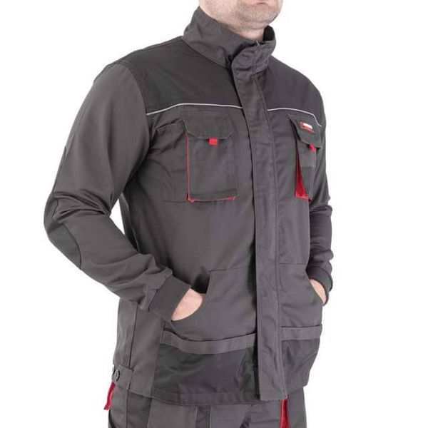 Куртка робоча 80% поліестер, 20% бавовна, щільність - 260 г/м&sup2;, S INTERTOOL SP-3001 SP-3001 фото
