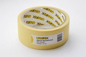 Стрічка клейка малярська 48 мм*20м MR-7840261 UNIFIX MR-7840261 MR-7840261 фото