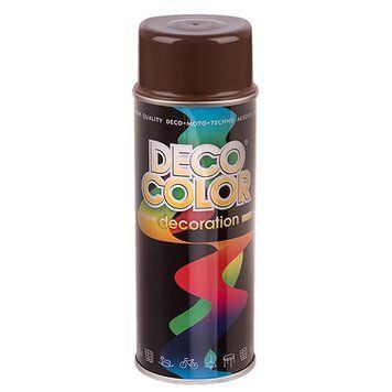 Deco Color Фарба аероз. 400ml Decoration/коричневий RAL8011/62008/720132 фото