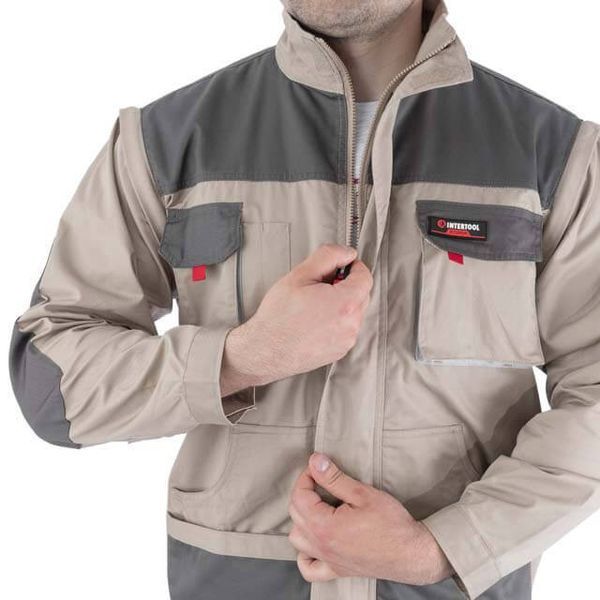 Куртка робоча 2 в 1, 100% бавовна, щільність 180 г/м&sup2;, XXL INTERTOOL SP-3035 SP-3035 фото