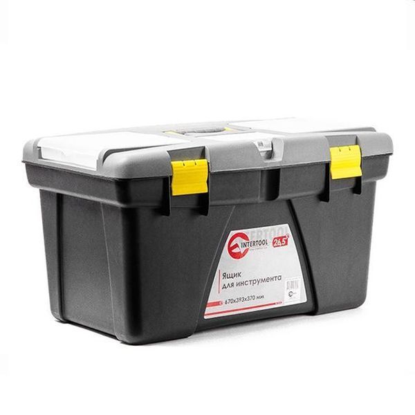 Ящик для інструменту 26.5" 670*393*370мм INTERTOOL BX-0326 BX-0326 фото
