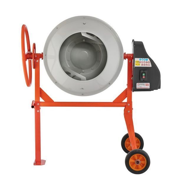 Бетонозмішувач (бетономішалка) 550 Вт, 120 л, 24-29 об/хв. INTERTOOL DT-9120 DT-9120 фото