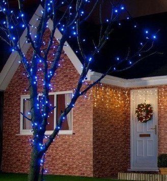 Гирлянда Новогодняя Нить Уличная 100LED 10м 220В, Цвет ламп Синий RD7095 фото
